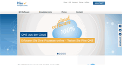 Desktop Screenshot of pike-qms.com